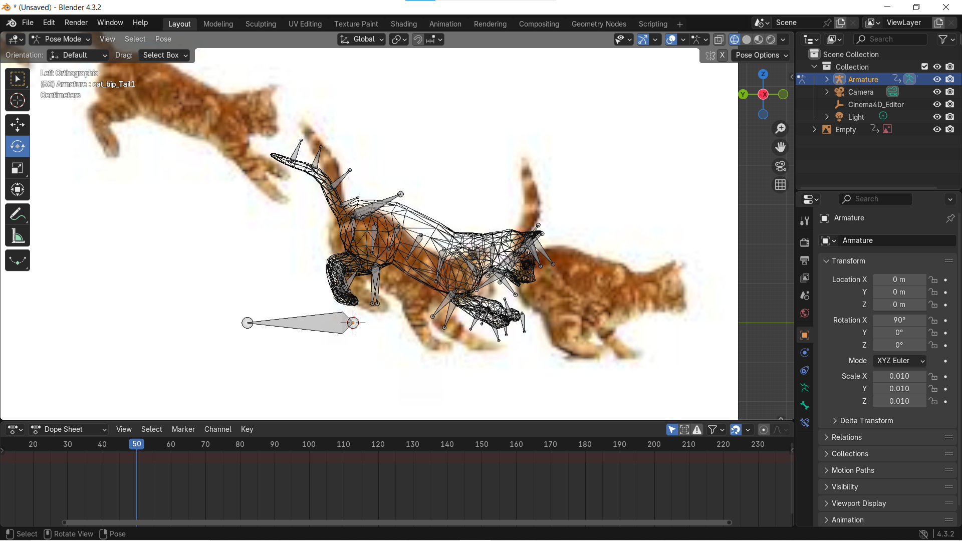 Creating a 3D Cat Jump Animation in Blender